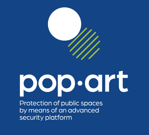 logotipo POP-ART, Protection of Public Spaces by Means of an Advanced Security Plataform.